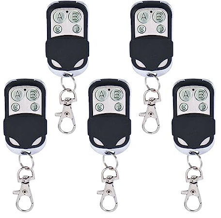 Fernbedienung Schlüsselanhänger, 433MHz Elektrischer Klon-Toröffner für automatisches Schiebetor, elektrisch rollende Auffahrt Toröffner Schließer Klonen Garagentoröffner Torfernbedienung (5)