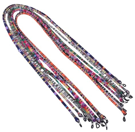 Mewflew Juego De 8 Cadenas Para Gafas Estilo Boho – Cintas Tejidas A Mano Para Gafas De Sol Y Lectura – Ajustables, Antideslizantes, Unisex Y Coloridas – Idea De Regalo Para Mujeres Y Hombres