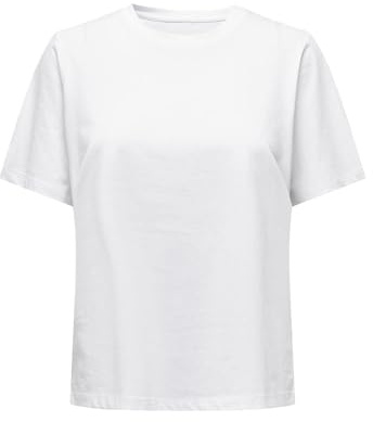 ONLY Damen Onlonly S/S Tee JRS Noos, Weiß, XS