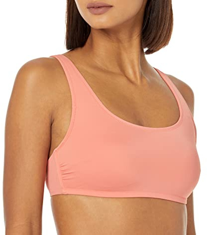Amazon Essentials Mujer Top Corto de Baño con Cuello Redondo