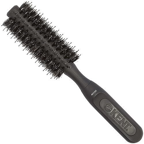 Kent AH16G AirHez Boar & Nylon Bristle Round Brush - Blow Dryer Brush for Curling, Great for Adding Volume & Root Lifting in Short Hair