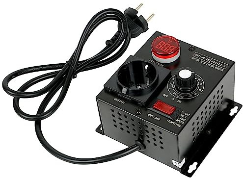 AC 230 V, 4000 W, regolatore di tensione, regolatore di potenza, regolatore di velocità del motore, regolatore di velocità, dimmer utensili elettrici regolabili
