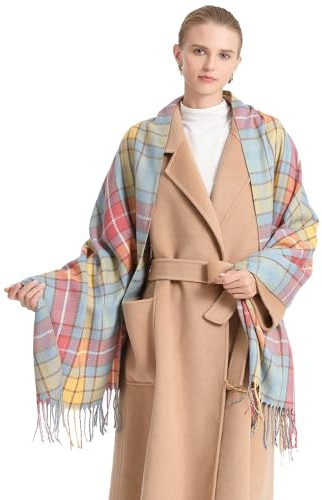 Miss Lulu nappe morbido donne sciarpa grandi avvolgere scialle Donne Ragazze Moda Autunno Inverno Caldo