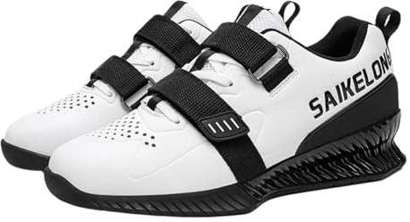 ForceRoute Scarpe Powerlifting,Scarpe Sollevamento Pesi Uomo,Scarpe da Stacco Uomo Donna,Scarpe da Cross Trainer,Antiscivolo E Stabili,Morbido,Flessibile,per Palestra Indoor Sollevamento Pesi