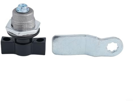 Cerradura giratoria sin llave para armarios, buzones y muebles, solución de acceso fiable (negro)