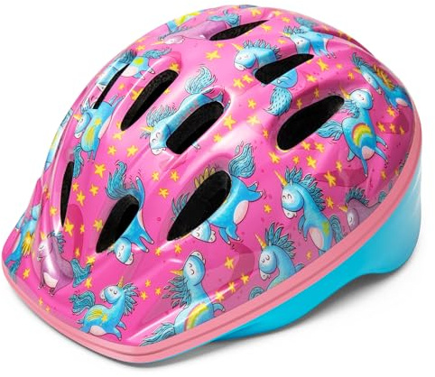 OutdoorMaster Kids Bike Helmet - Adjustable Safety Lightweight Toddler Helmet for Children (Age 3-15), 14 Vents for Cycling, Roller Skating, Scooter