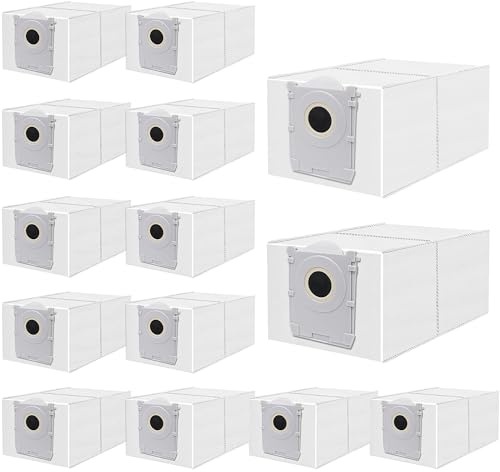 14 Sacchetti per Ecovacs DEEBOT X9 Pro/X8 Omni, T50/T50 Max/T50 Pro Omni, T80 Omni, T30C Pro Omni Aspirapolvere,Accessori per Sacchetti per Carbone Attivo