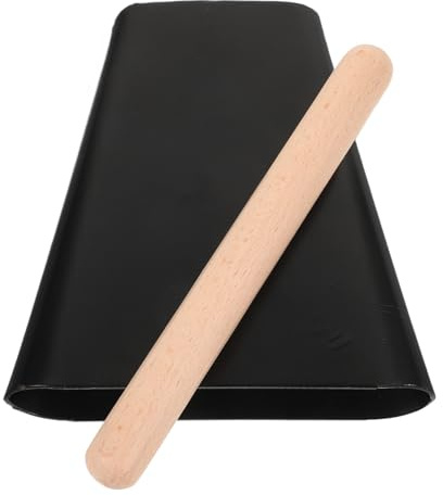 Toyvian 1 Juego De Instrumento De Percusión Musical Cencerro Práctica Cencerro Campana De Mano Instrumento con Palo para Principiantes