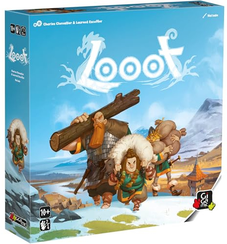 Looot - Pillage and Raid to Become Leader of The Vikings | Kenner Spiel Nominated for 2025 | Casual Strategy Board Game for Kids, Teens, & Adults | Ages 10+ | 2 to 4 Players | 45 Minutes