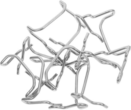 DIYEAH 10pezzi Ganci Pegboard in Acciaio Inossidabile Doppio Filo Rinforzato Portautensili Resistenti Per Pannelli Forati Installazione Rapida e Supporto Pesante Per Garage e Officina