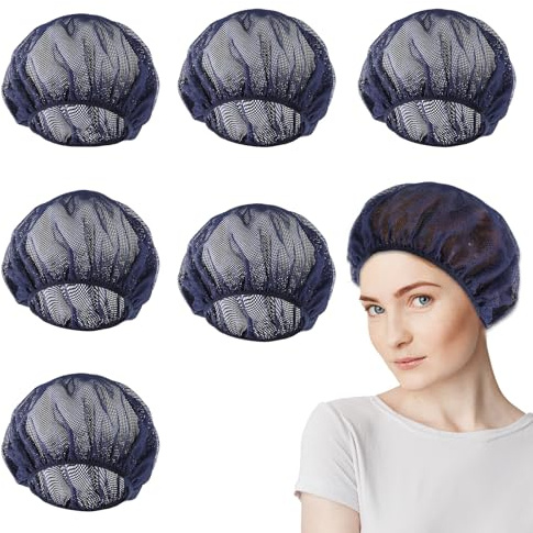 simarro 6 redecillas elásticas para el pelo, para dormir, gorro de cocina, gorro de noche, gorro de dormir de malla suave, gorro de dormir, reutilizable, gorro de cocinero para dormir para mujeres