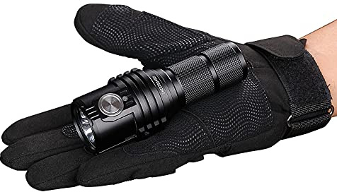 IMALENT MS03W Hellste EDC Taschenlampe 13000 Lumens, Kleine Taktische Taschenlampe Verwendet 3 Pcs CREE XHP70.2 LEDs, Led Taschenlampe USB Aufladbar für Polizeidienstarbeit und Notfall