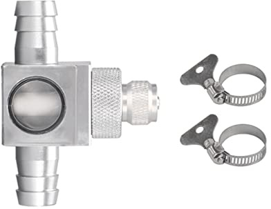 DONGKER Acuario CO2 difusor reactor externo, 12mm/16mm externo en línea CO2 difusor atomizador para acuario plantado