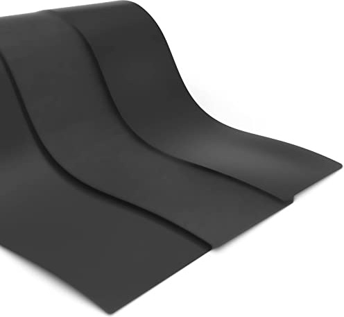 NOVA FORMA Plaques en Caoutchouc NR/SBR - Bandes Vendues au Mètre - Tapis Disponible en 8 Épaisseurs pour Protéger et Isoler Les Sols - Épaisseur 10 mm, 120 x 150 cm