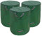 Gartenabfallsack - Gartensack mit Deckel - 272L Gartenabfallsack - Faltbar Gartensack Selbstaufstellend mit 4 Griffe, Reissverschluss Wasserdicht für Gartenabfälle Laub Rasen Pflanz (3 Stück)