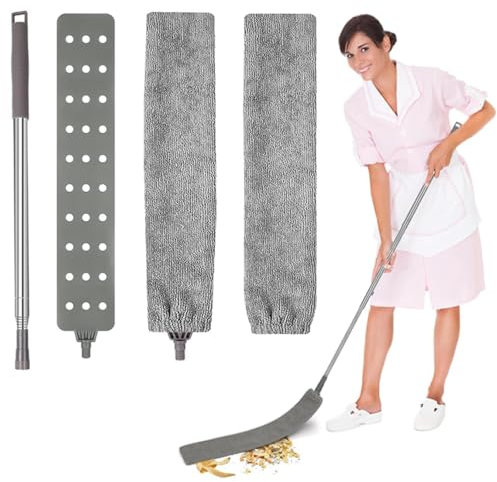 Gap Dust Cleaner, Cepillo de limpieza de polvo extensible, plumero extensible con barra telescópica de acero inoxidable para sofá cama, muebles, espacio para el hogar