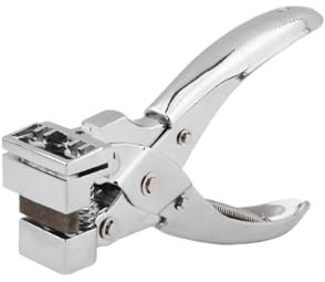 Perforatrice portatile in acciaio resistente, a forma di scanalatura a T, perforatrice per aeroplano, pinza a T, ideale per utensili artigianali fai da te (T Solt)