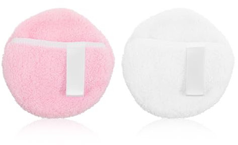 Ouligay 2 Stück Waschbar Abschminkpads Mikrofaser Weich Wattepads Wiederverwendbar Abschminktücher Make up Entferner Pads Abschminken Pads für Gesichtsreinigung Reinigungspads