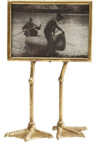Kare Design cornice portafoto Duck Feet, oro anticato, 13x18cm, orrizzontale, anatra, accessorio divertente