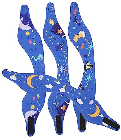 BESPORTBLE 4 Stücke Schwimmen Stirnbänder Bade Stirnband Komfortable Sbr Material Ohr Abdeckungen Für Pool Strand Kajakfahren