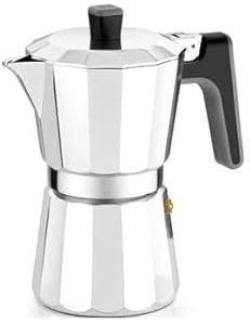 BRA Cafetera Aluminio Perfecta 6 Tazas-full Induction