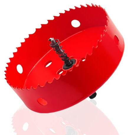 Scie Cloche Bimétallique Foret Cloche Universel 150 mm Scie Cloche Circulaire HSS M42 Avec Arbre Triangulaire pour Bois PVC Aluminium Métal Inoxydable