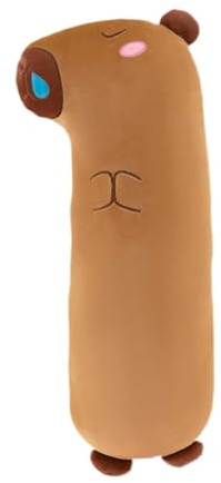 Baoblaze Cojines Largos para Abrazar Animales de Capibara para Sala de Estar, Dormitorio Y Hogar