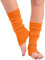 reshmena® Women's Knitted Leg Warmers 80's Teen Fancy Dress Dance wear Girls Fancy Stylish Leg Warmers Womens Girls Leg warmers carnival fancy dress party Wear (1, Orange, One Size)