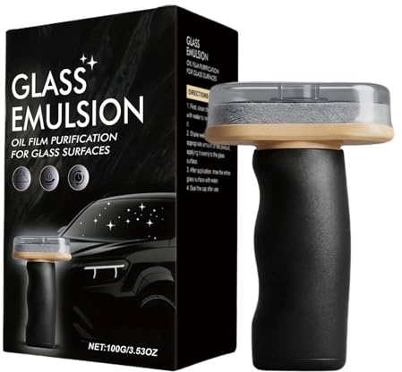 Eliminador De Película De De Vidrio Para Ventanillas De Automóviles: Juego Con Cepillo De Limpieza Para Eliminar Películas De Rebeldes, Nicotina Y Grasa Removedor De Película De P