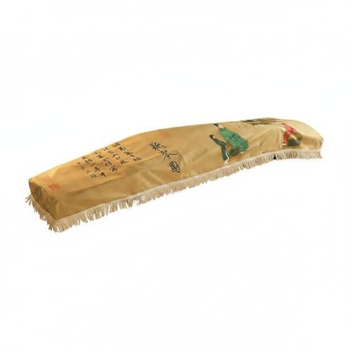 harayaa Housse de Guzheng Couverture Protège Cithare Zither Couvre Instrument Capot Anti Poussière en Flanelle Épais Ajustement, Ting Qin Tu Écouter La Cithare
