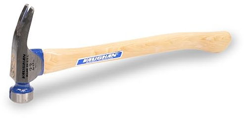 VAUGHAN CF1HC California Framer Hammer, 23 oz Milled, Nail Starter, Made in the USA, VN10304