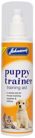 Johnson's Puppy & Kitten House Training Spray 150ml - Training Aid for Puppies, Kittens & Rabbits