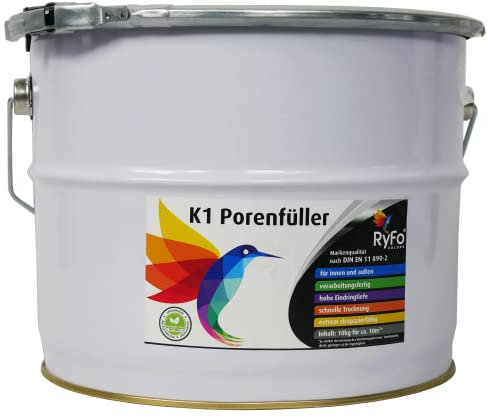 RyFo Colors K1 Porenfüller 10kg (Größe wählbar) - Versiegelung für Buntsteinputz, Steinteppich, verarbeitungsfertig, transparent, für innen und außen
