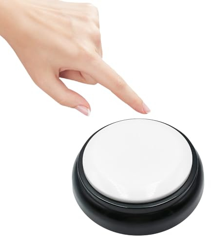 MAUJOY - Orologio parlante trasparente con controllo del volume, con indicazione dell'ora, della data e del giorno o dell'ora della sveglia, perfetto per non vedenti, anziani o ipovedenti