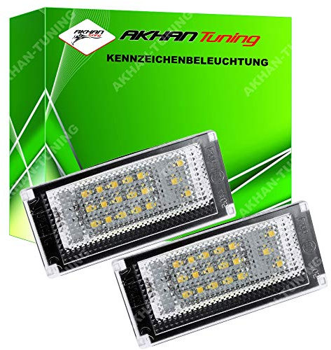 KB58 - Fehlerfrei Kennzeichenbeleuchtung, Nummerschildbeleuchtung Xenon Weiß Plug&Play CanBus Kompatibel mit Mi-ni R50, R52, R53 ab 2001->