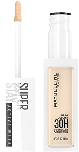 Maybelline New York - Correcteur Anti-Cernes - Longue Tenue jusqu'à 30H - Tous Types de Peaux - Superstay Active Wear - Teinte : Ivory (05) - 10 ml
