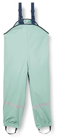 Playshoes Pantalon Boue, Salopette de Pluie, sans Doublure, Vert Pastel, 92 Mixte Enfant