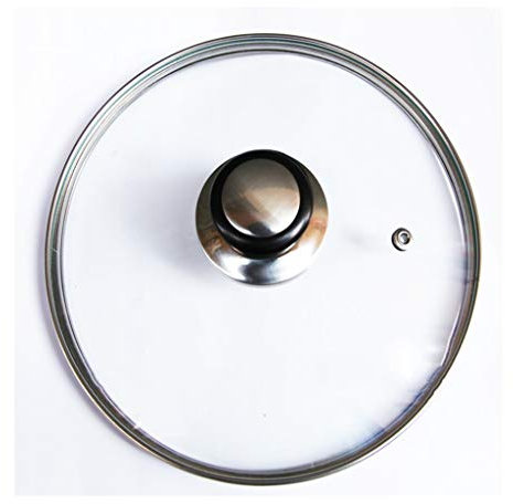 Lock,Glaslock, Grytlock,Pannlock i härdat glas Pannlock Stekpanna Ångkokarlock Hushållstransparent Pannlock Universal Ersättningsgrytlock