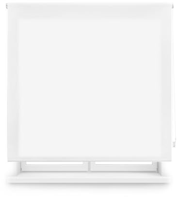 Blindecor Estor Translúcido a Medida | Estor Enrollable a Medida | Color Blanco Roto | 95 x 250 cm (Ancho por Alto) Tamaño de la Tela 92 x 245 cm | Estores Enrollables Translúcidos para Ventanas