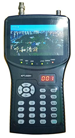 Satellite Finders, KPT-255H+DVB-S2 Super Digital TV Receiver Encoder Modulator Full HD Sat Finder Watch Free Channels Satellite