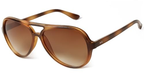 LOJUDI Lunettes de soleil rétro pour homme et femme - Protection UV400 - Léopard/Marron