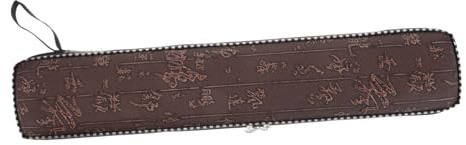 Abaodam Borsa per Flauto di Bambù con Tracolla, Custodia e Resistente in Pu Leather e Tessuto, Capacità per Flauti, per Scuole e Orchestre Colore Casuale