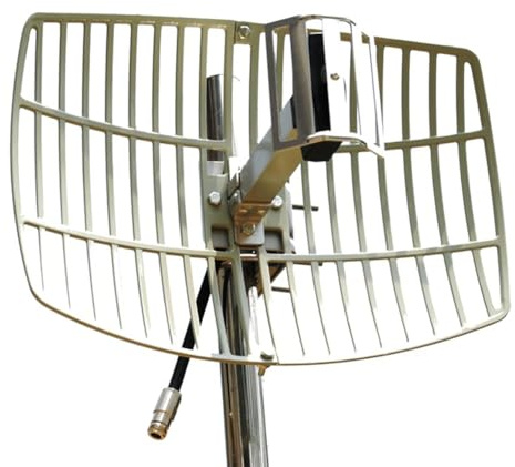 Joselin Antenna Direzionale Parabolica WiFi Outdoor, Griglia A 2,4 GHz Ultra Lungo Raggio 15dBi