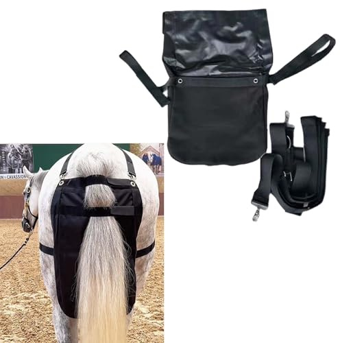 påse för hästgödsel, Ponny/cob/hästbajspåse med remmar