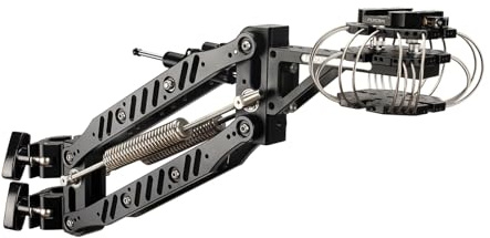PROAIM Air-Wave Braccio Isolatore di Vibrazioni per Fotocamera (5–15 kg). Molle e Ammortizzatori Micro-Regolabili. Si Monta su Speed Rail da 38 a 50 mm. Per Gimbal a 3 Assi per Fotocamere (VI-252-00)