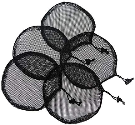 5 pezzi nero rete coulisse base elastica per fare Chignon capelli strumenti elastici per donne (rotondo)