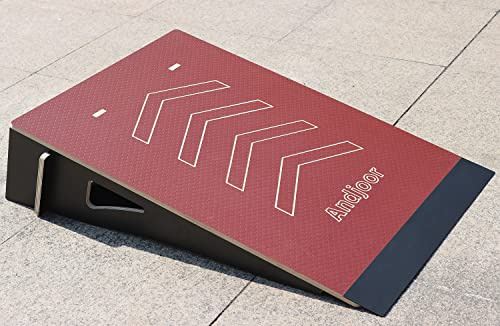 Andjoor Skateboard Ramp for Bike, Scooter, Skate, RC, BMX, RC Car, Dirt Bike - Jumping Ramps for Kids - Skateboard Accessories for Boys and Girls