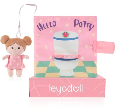 LeyaDoll Montessori Busy Book, Toddler Toys for 1-3 year old Girl Gifts
