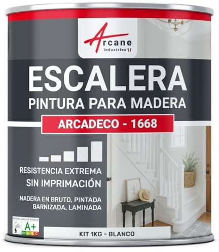 ARCANE INDUSTRIES Peinture pour escalier en bois - 1 kg Blanc