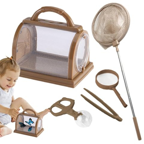 Butterfly Cage Worm House Worm Viewer Nature Explore Toy Portable | Outdoor Explorer Kit for Home Garden Outdoor